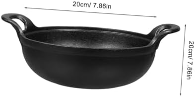 VICTORIA 16.5cm seasoned cast iron skillet