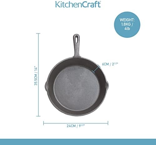 Lodge 8-inch double-handle cast iron skillet