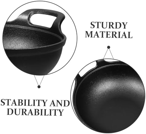 VICTORIA 16.5cm seasoned cast iron skillet