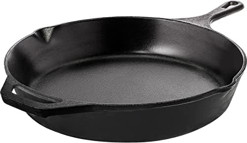 KICHLY 12-inch double-handle cast skillet