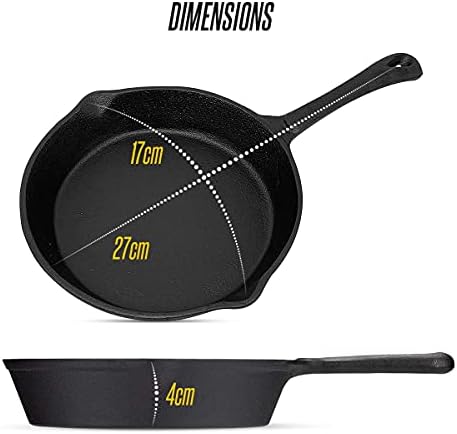 Lodge 26.7cm cast-iron grill pan